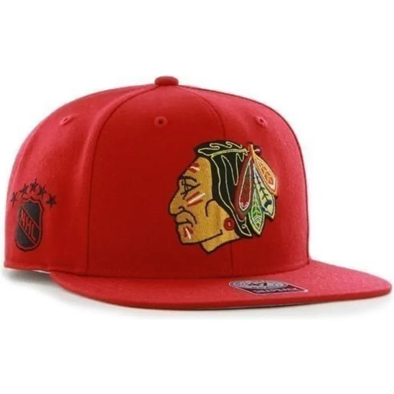 cepice-rovna-cervena-snapback-chicago-blackhawks-nhl-47-brand cepice-rovna-cervena-snapback-chicago-blackhawks-nhl-47-brand