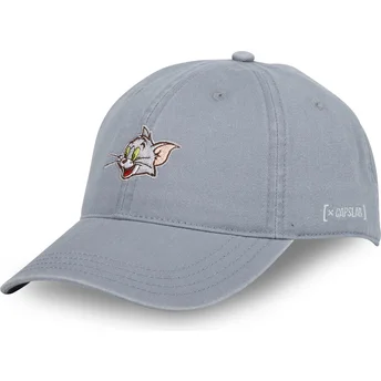 Ρυθμιζόμενο γκρι καπέλο με καμπύλη Tom CAT Looney Tunes από Capslab
