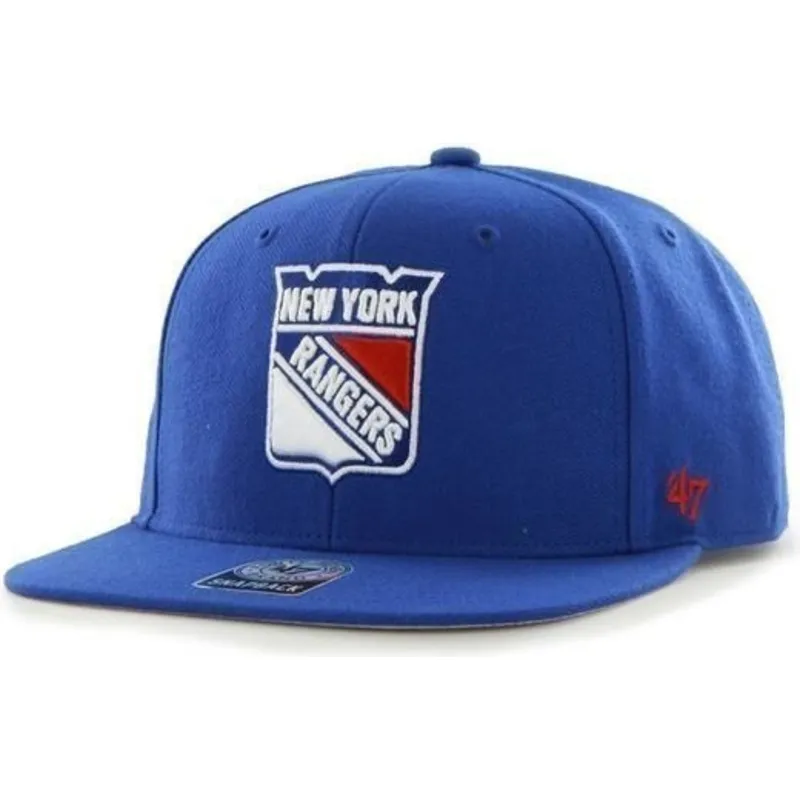 cepice-rovna-modra-snapback-new-york-rangers-nhl-47-brand