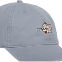 graue-verstellbare-curved-cap-tom-cat-looney-tunes-von-capslab
