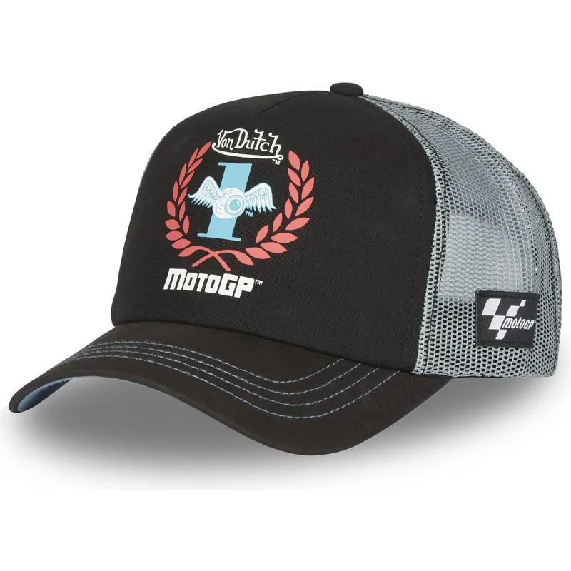 cepice-zaoblena-cerna-snapback-moto-gp4-motogp-von-dutch