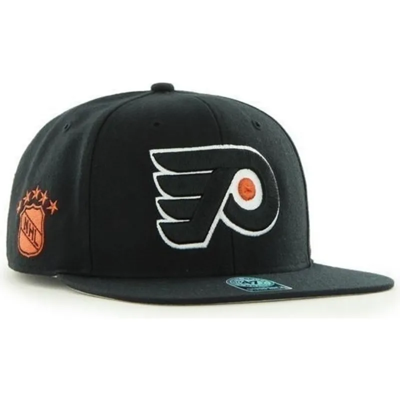 cepice-rovna-cerna-snapback-philadelphia-flyers-nhl-47-brand