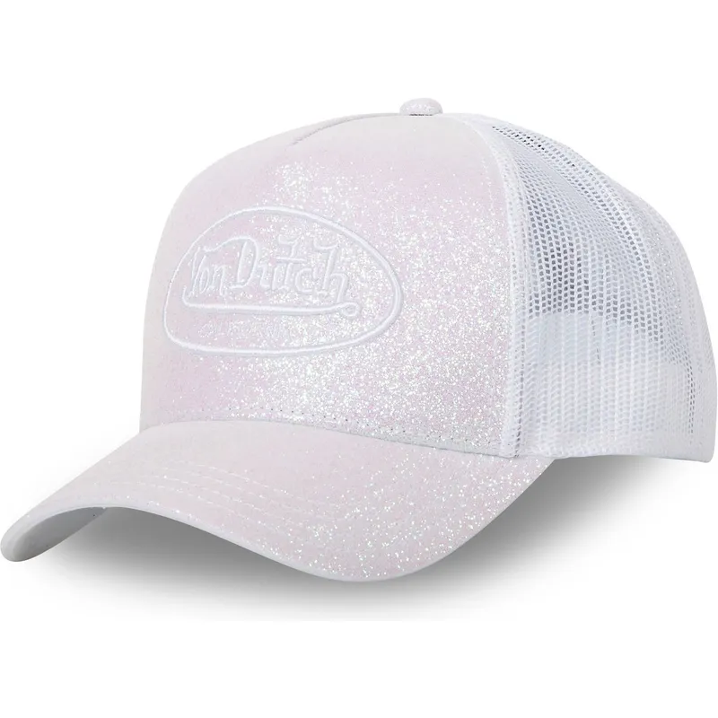 vit-trucker-keps-glitter-w-fran-von-dutch