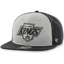 cepice-rovna-seda-snapback-los-angeles-kings-nhl-47-brand