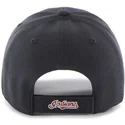 dunkelblaue-cleveland-indians-mlb-kappe-mit-gebogenem-schirm-von-47-brand