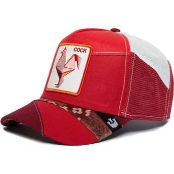 Goorin Bros. Rooster Cock Courage Farmigami The Farm Red Trucker Hat