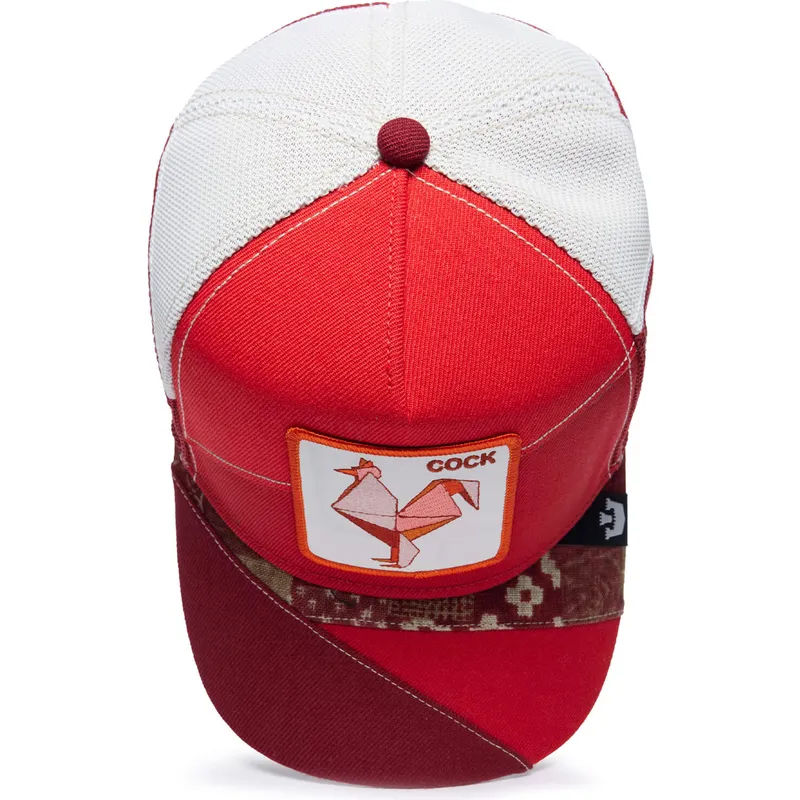 cepice-zaoblena-cervena-snapback-cock-courage-farmigami-the-farm-goorin-bros