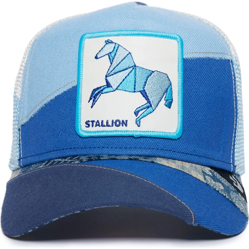 trucker-cap-blau-pferd-stallion-self-reliant-farmigami-the-farm-von-goorin-bros