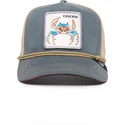 trucker-kappe-grau-und-beige-krabbe-wuz-crackin-nautical-nonsense-the-farm-von-goorin-bros
