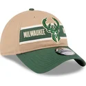 cepice-zaoblena-hneda-nastavitelny-9twenty-draft-2024-milwaukee-bucks-nba-new-era
