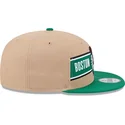 braune-und-grune-flache-snapback-kappe-9fifty-draft-2024-von-boston-celtics-nba-von-new-era