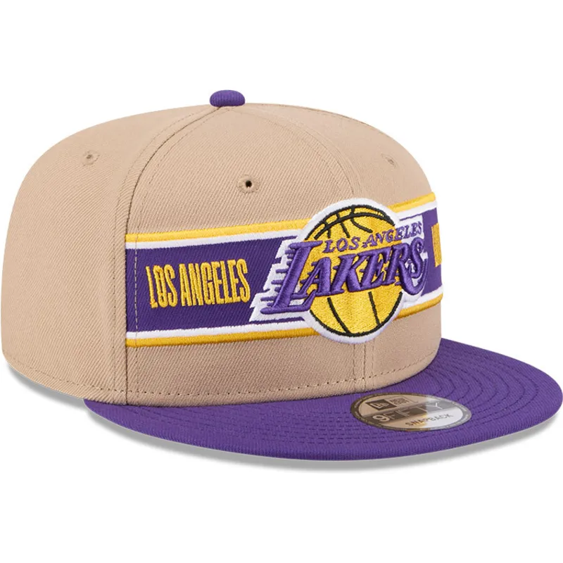 cepice-rovna-hneda-snapback-9fifty-draft-2024-los-angeles-lakers-nba-new-era