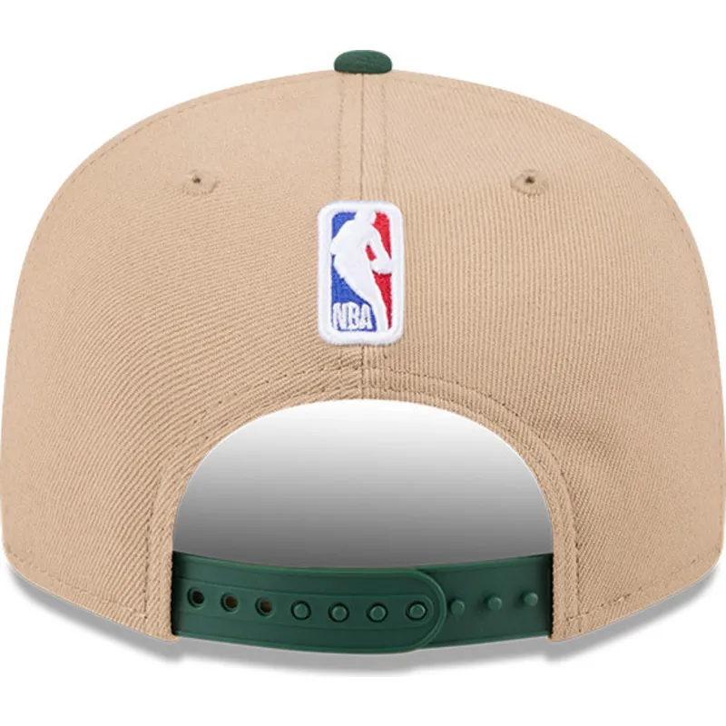 cepice-rovna-hneda-snapback-9fifty-draft-2024-milwaukee-bucks-nba-new-era