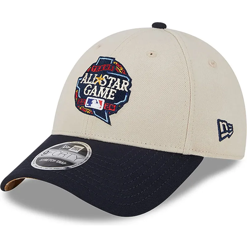 beige-och-marinbla-bojd-skarm-snapback-keps-all-star-game-9forty-stretch-snap-fan-pack-mlb-fran-new-era