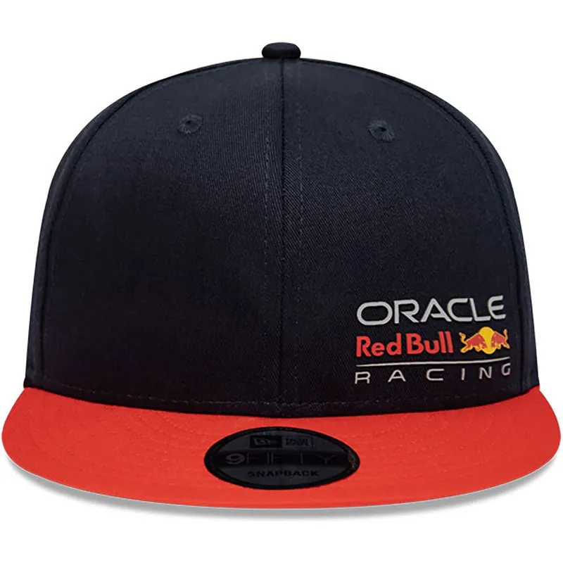 marinbla-och-orange-platt-keps-snapback-9fifty-essential-fran-red-bull-racing-formula-1-av-new-era