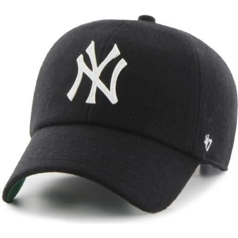 cepice-zaoblena-cerna-nastavitelny-cinta-piel-new-york-yankees-mlb-47-brand