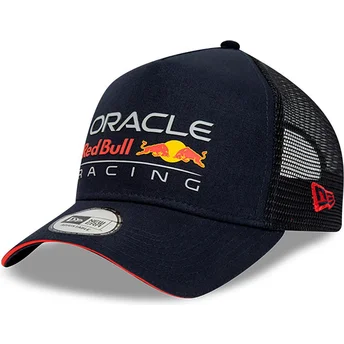 New Era Red Bull Racing Formula 1 A Frame Essential Trucker Cap in Marineblau