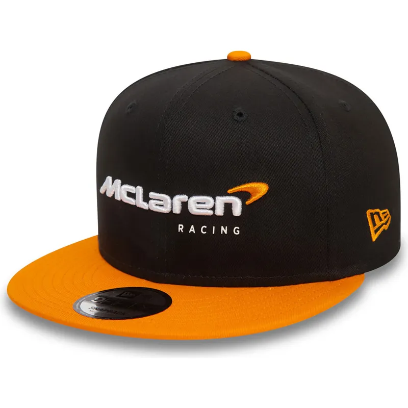 svart-och-orange-platt-keps-snapback-9fifty-essentials-fran-mclaren-racing-formula-1-av-new-era