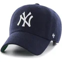 cepice-zaoblena-namornicka-modra-nastavitelny-cinta-piel-new-york-yankees-mlb-47-brand