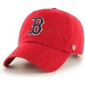 47-brand-curved-brim-boston-red-sox-mlb-clean-up-cap-rot