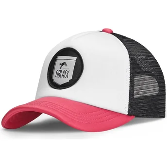 Cap zaoblená pink snapback Oblack