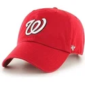 cepice-zaoblena-cervena-nastavitelny-washington-nationals-mlb-47-brand