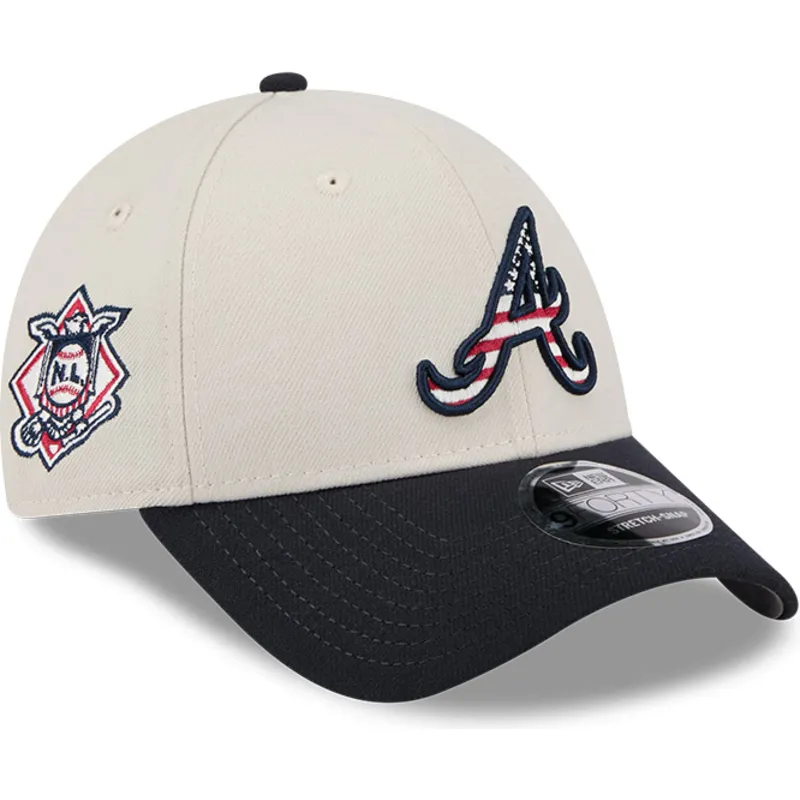 cepice-zaoblena-bezova-snapback-9forty-stretch-snap-4th-of-july-atlanta-braves-mlb-new-era cepice-zaoblena-bezova-snapback-9forty-stretch-snap-4th-of-july-atlanta-braves-mlb-new-era