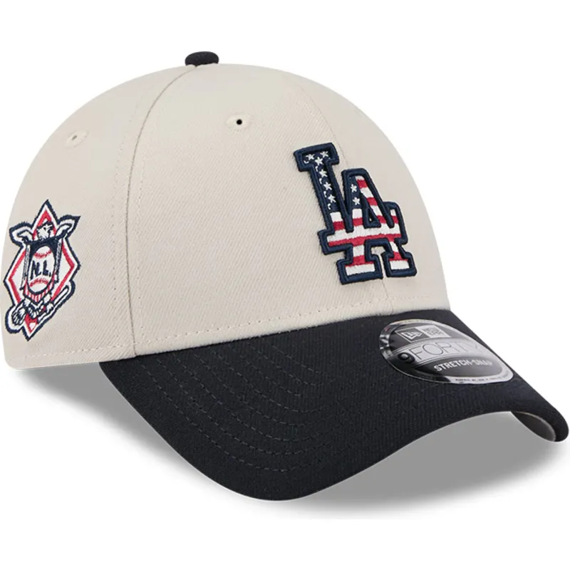 cepice-zaoblena-bezova-snapback-9forty-stretch-snap-4th-of-july-los-angeles-dodgers-mlb-new-era