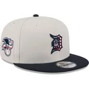 cepice-rovna-bezova-snapback-9fifty-4th-of-july-detroit-tigers-mlb-new-era