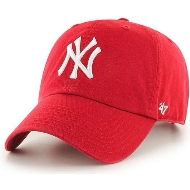 cepice-zaoblena-cervena-nastavitelny-new-york-yankees-mlb-47-brand cepice-zaoblena-cervena-nastavitelny-new-york-yankees-mlb-47-brand