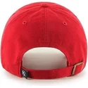 rote-gebogene-kappe-von-new-york-yankees-mlb-clean-up-von-47-brand