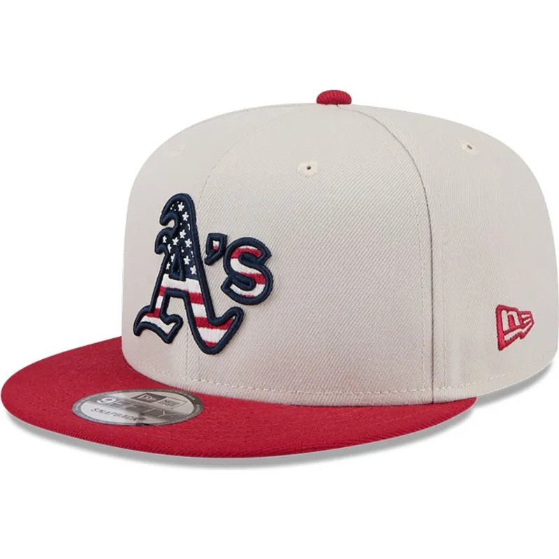 cepice-rovna-bezova-snapback-9fifty-4th-of-july-oakland-athletics-mlb-new-era