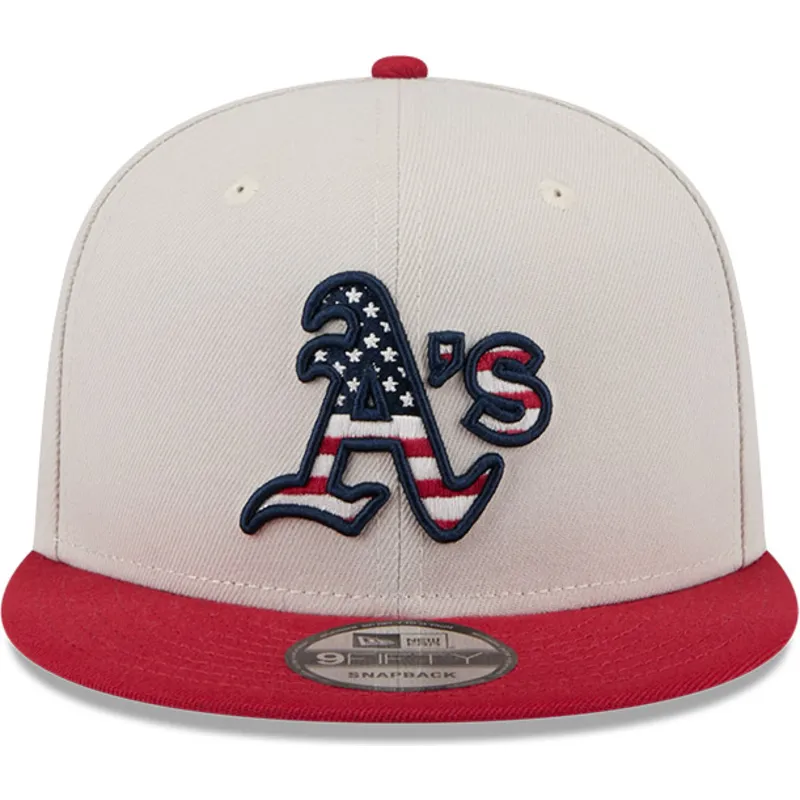 cepice-rovna-bezova-snapback-9fifty-4th-of-july-oakland-athletics-mlb-new-era
