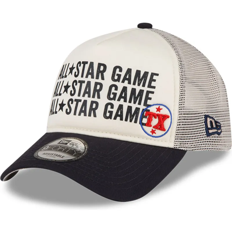 gorra-trucker-beige-und-marineblau-a-frame-all-star-game-von-texas-rangers-mlb-von-new-era