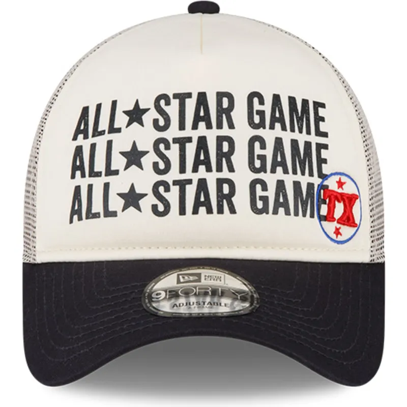 gorra-trucker-beige-und-marineblau-a-frame-all-star-game-von-texas-rangers-mlb-von-new-era