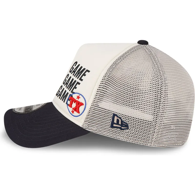 gorra-trucker-beige-und-marineblau-a-frame-all-star-game-von-texas-rangers-mlb-von-new-era