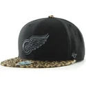 cepice-rovna-cerna-snapback-detroit-red-wings-nhl-47-brand