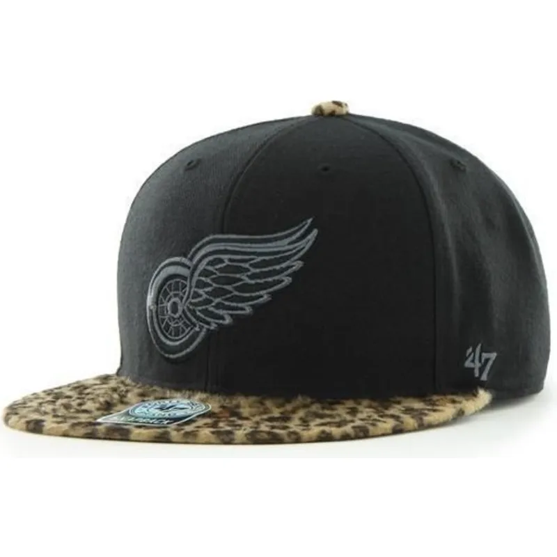 cepice-rovna-cerna-snapback-detroit-red-wings-nhl-47-brand