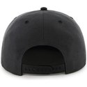 47-brand-flat-brim-script-logo-chicago-blackhawks-nhl-snapback-cap-schwarz
