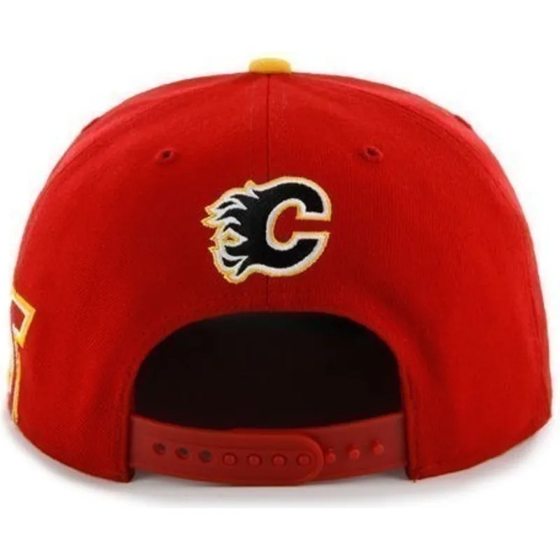 cepice-rovna-cervena-snapback-letras-calgary-flames-nhl-47-brand