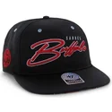 schwarze-snapback-flachkappe-mit-buchstabenlogo-der-buffalo-sabres-nhl-von-47-brand
