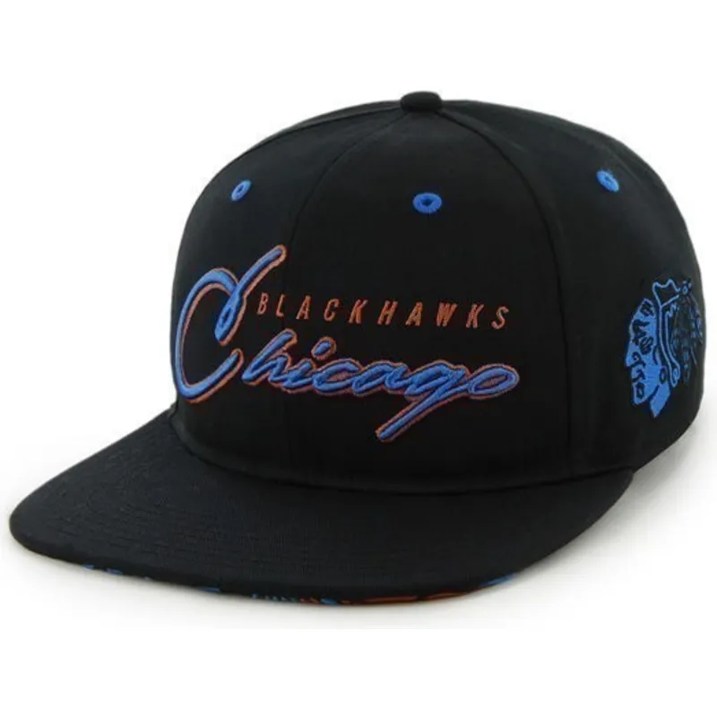 cepice-rovna-cerna-snapback-letras-chicago-blackhawks-nhl-47-brand