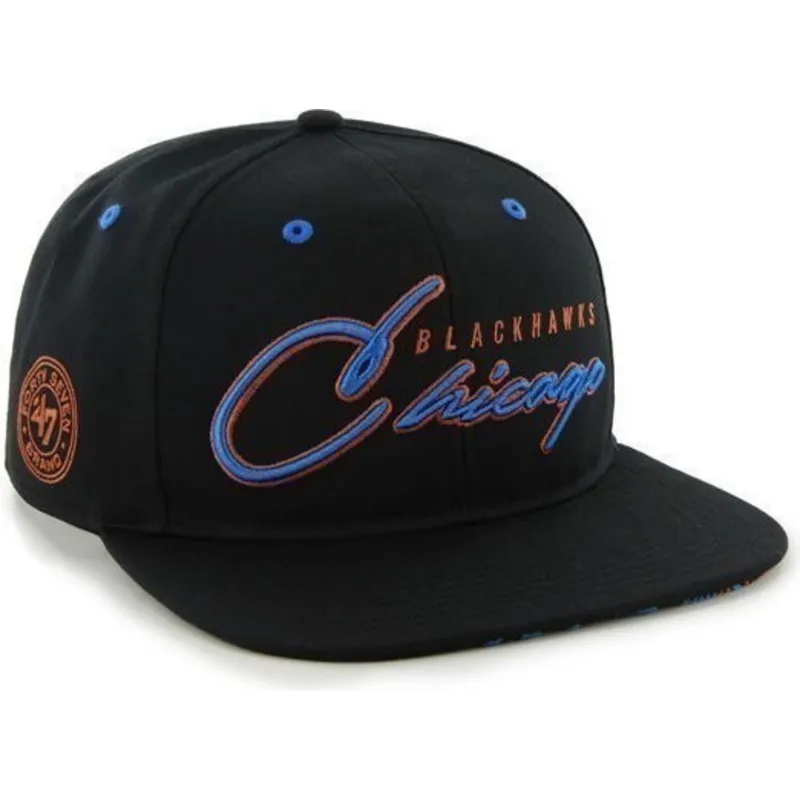cepice-rovna-cerna-snapback-letras-chicago-blackhawks-nhl-47-brand