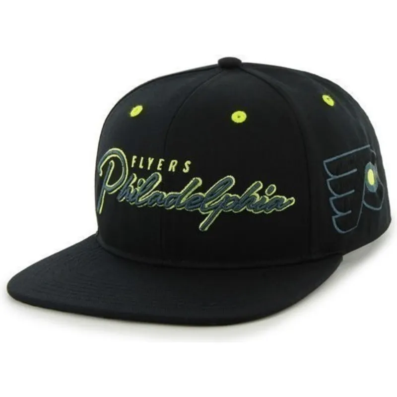 cepice-rovna-cerna-snapback-letras-philadelphia-flyers-nhl-47-brand