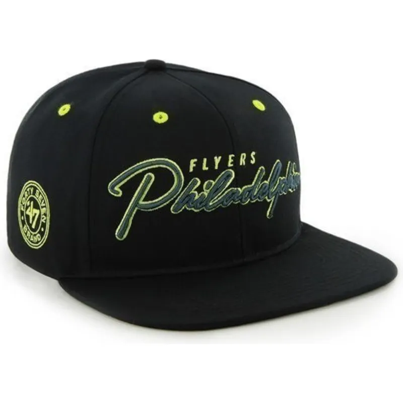 cepice-rovna-cerna-snapback-letras-philadelphia-flyers-nhl-47-brand