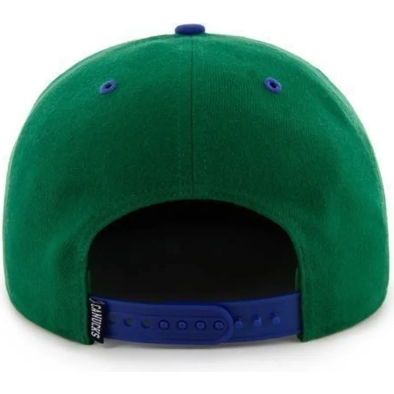 cepice-rovna-zelena-snapback-vancouver-canucks-nhl-47-brand