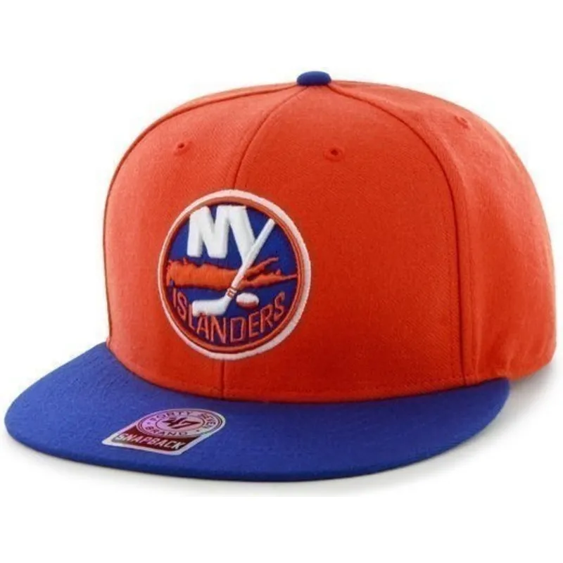 cepice-rovna-oranzova-snapback-new-york-islanders-nhl-47-brand