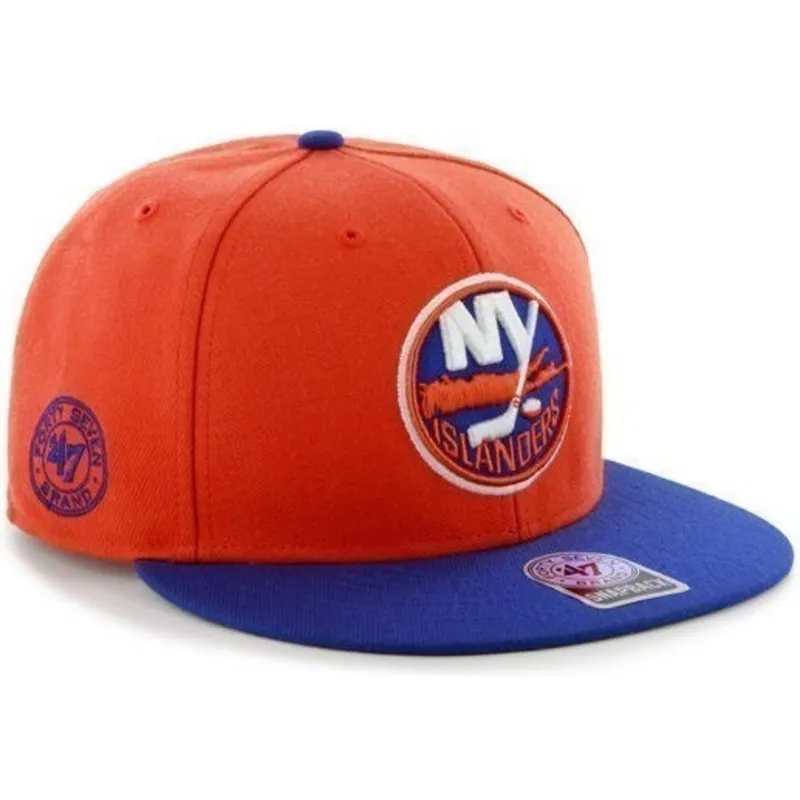 cap-rovna-orange-snapback-new-york-islanders-nhl-47-brand