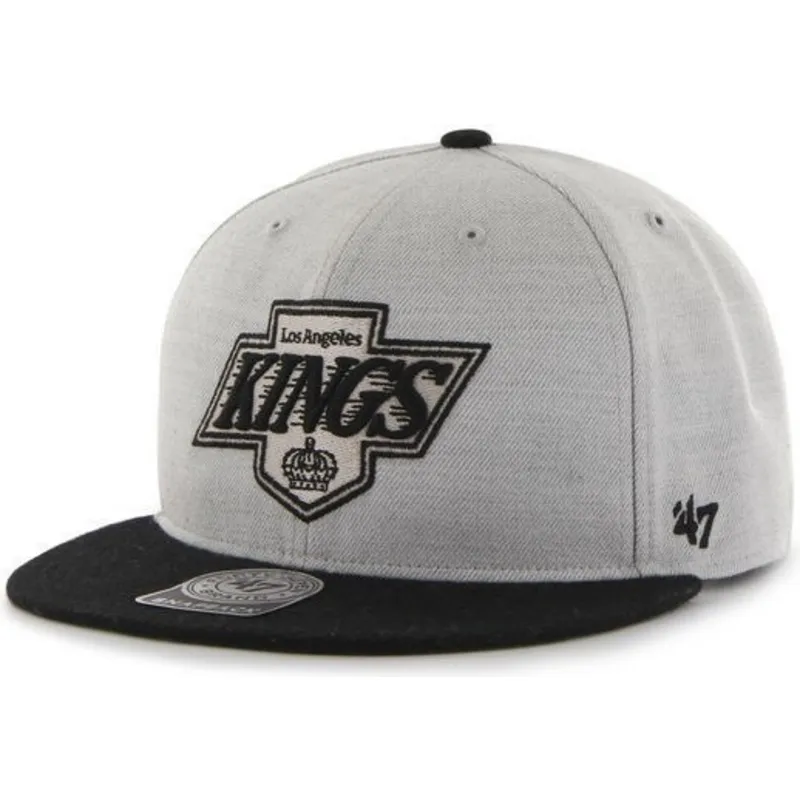 cepice-rovna-seda-snapback-los-angeles-kings-nhl-47-brand