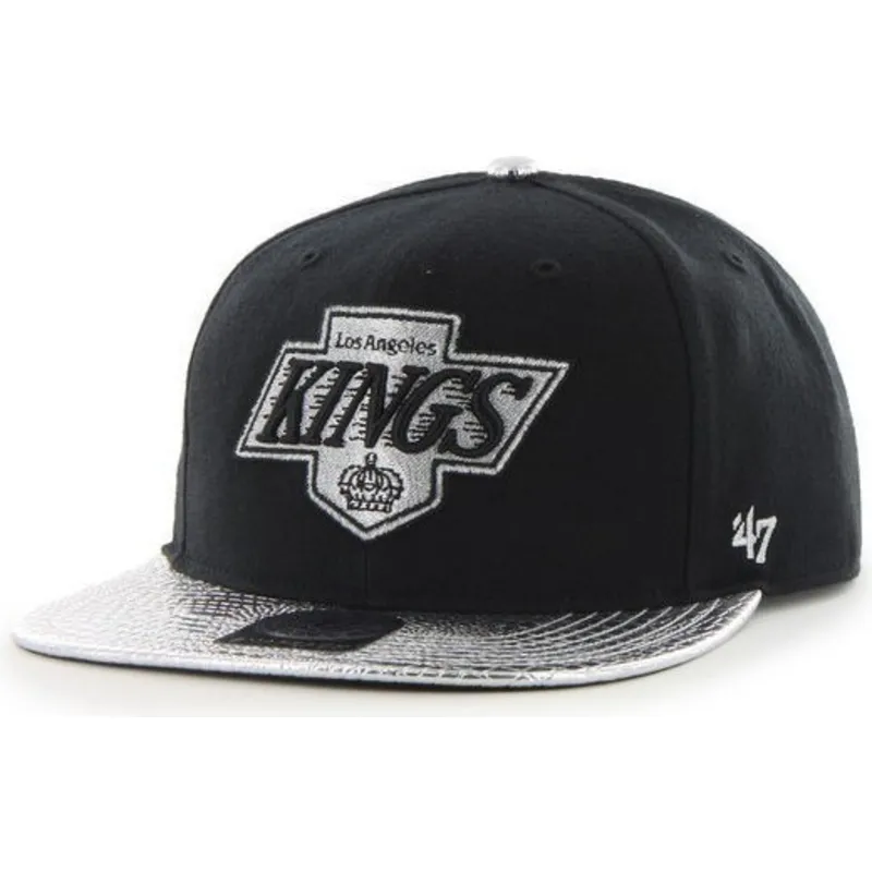 cepice-rovna-cerna-snapback-los-angeles-kings-nhl-47-brand